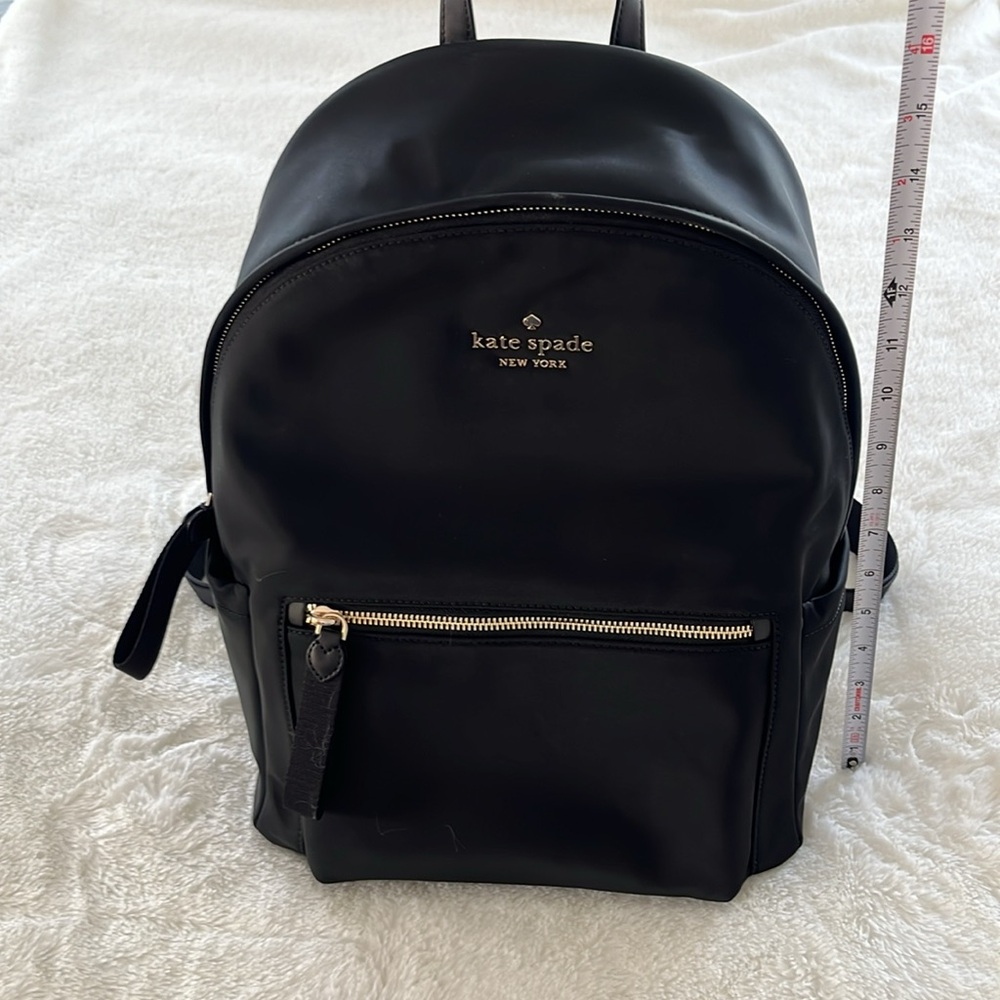 kate spade Black Nylon Backpack with Gold Hardware - Picture 12 of 13